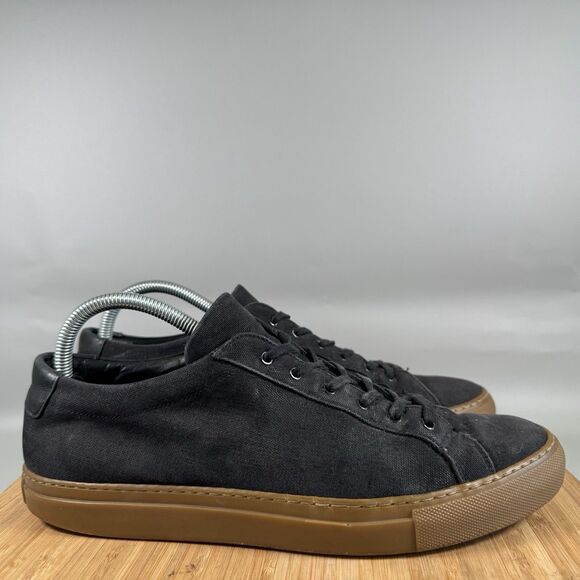 S Common Project Achilles Women Size EU 40 US 10 Black Canvas Low Training Shoes - Picture 1 of 8